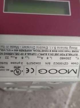 MOOG穆格DS2000伺服驱动器，型号CZ1003C2，三【议】