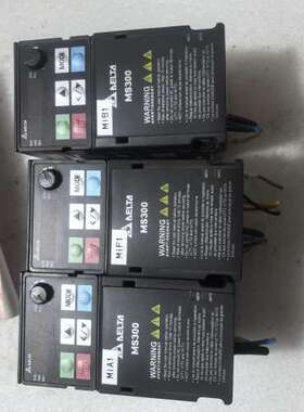 MS300变频器三台，型号：VFD1A6MS21ANSA【议】