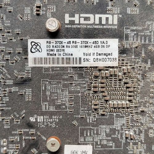 RA9-370X4G显卡测试正常[议]