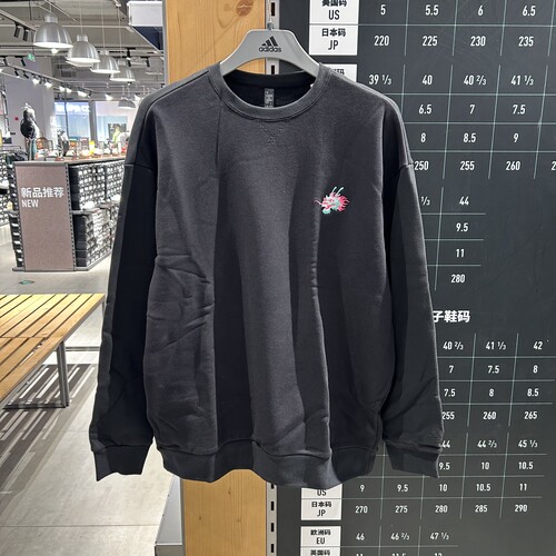 阿迪达斯龙年男子厚线圈卫衣