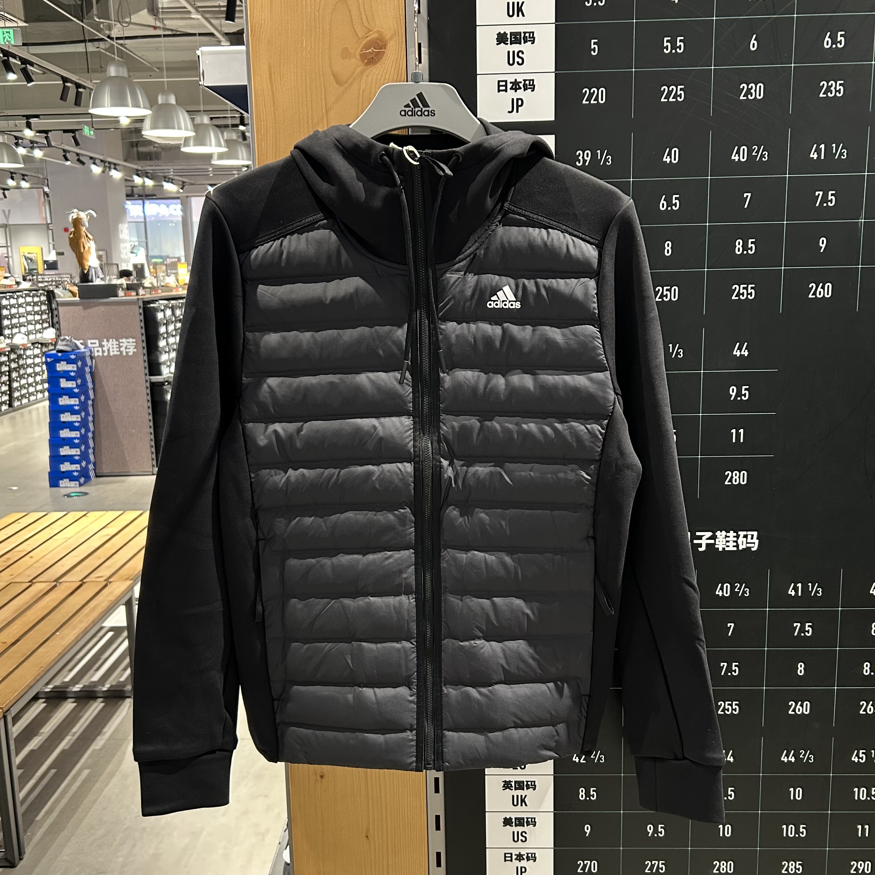 Adidas/阿迪达斯男女燃冬系列训练户外运动保暖羽绒服外套KF8762