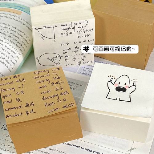 加厚方形空白便签纸笔记本