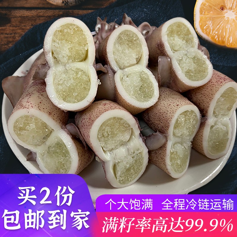 海兔子满籽笔管鱼新鲜全籽籽乌乌贼鱿鱼墨鱼仔鲜活鲜冻海鲜500g