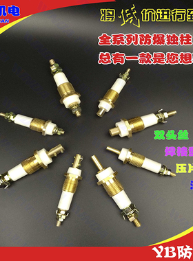 防爆纯铜接线端子柱 YB2/YB防爆电机接线柱 M5-M16 防爆柱 独柱