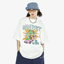 MMBBT半袖T恤女原创潮牌美式复古印花短袖夏季街头休闲hiphop上衣
