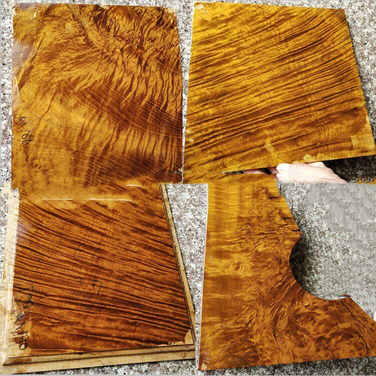 黄金芯楠木红木小料 满瘤疤水波花纹料随形料独板料641平安牌子料