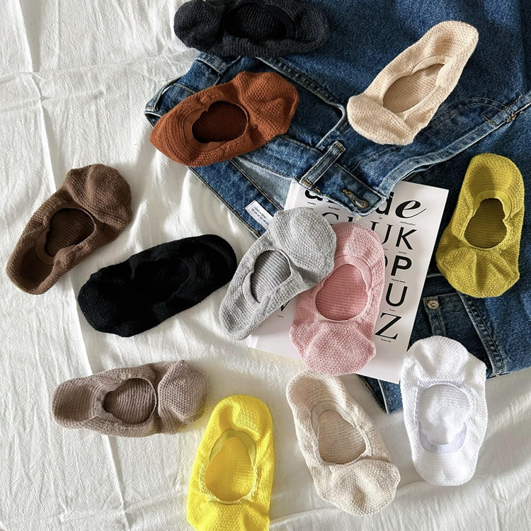 韩国货 东大门正品hit socks小鹿家薄棉网面船袜店主怒推chao好穿