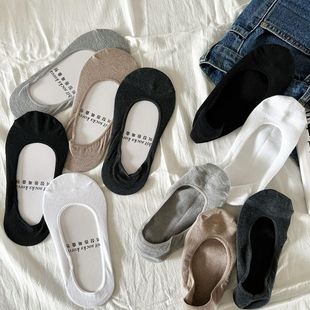 socks薄款 韩国货 东大门正品 hit 防滑不易掉跟袜子 网面情侣船袜