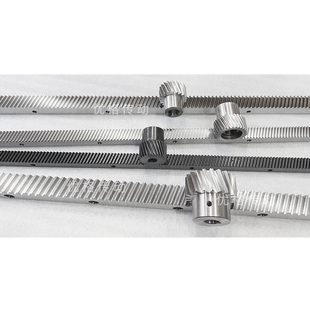 直齿斜齿条齿轮定做定制现货1.5模2模3模4模5模6模精铣研磨高精u.