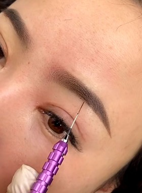 IDM神针正品纹绣针手工雾眉纹眉漂唇打雾圆三针圆五收口纹绣针片