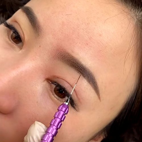 IDM纹绣针片手工打雾雾眉收口针