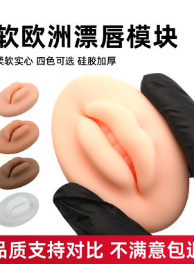欧洲漂唇立体模块纹绣练习皮