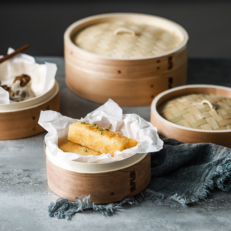 肆月原来柳杉家用迷你馒头小蒸笼