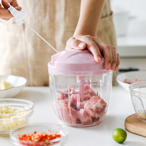 肆月清溪手动绞肉馅机小型碎菜器