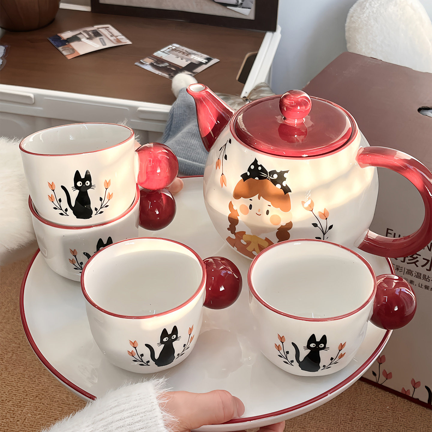 肆月茶壶茶具套装礼盒新年闺蜜生日礼物女生实用年会伴手礼高级感