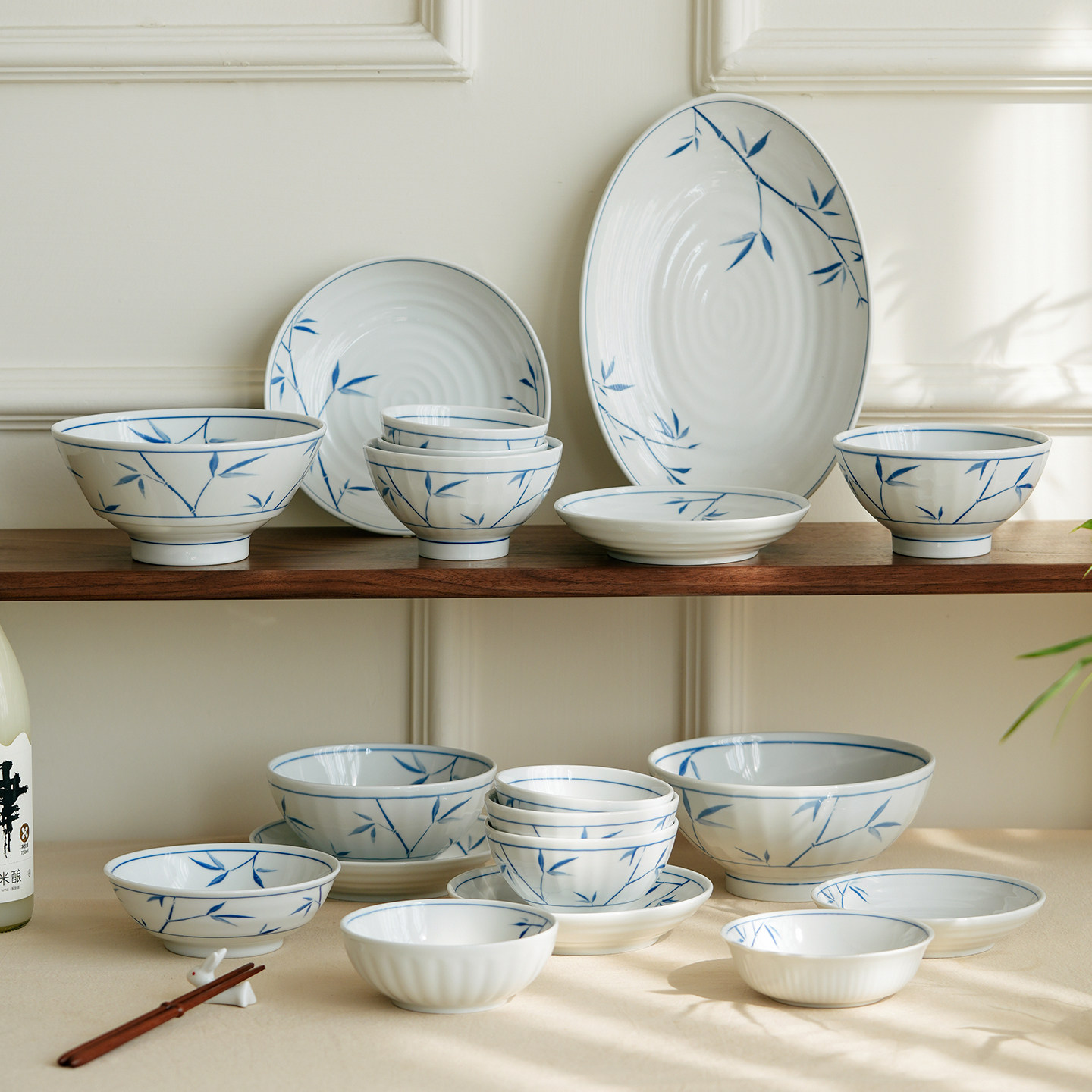 肆月中式瓷餐具套装家用陶瓷碗盘子菜盘子菜碗饭碗2025新款高级感,餐饮具,碗,淘宝优惠券,粉丝福利购,淘宝优惠卷