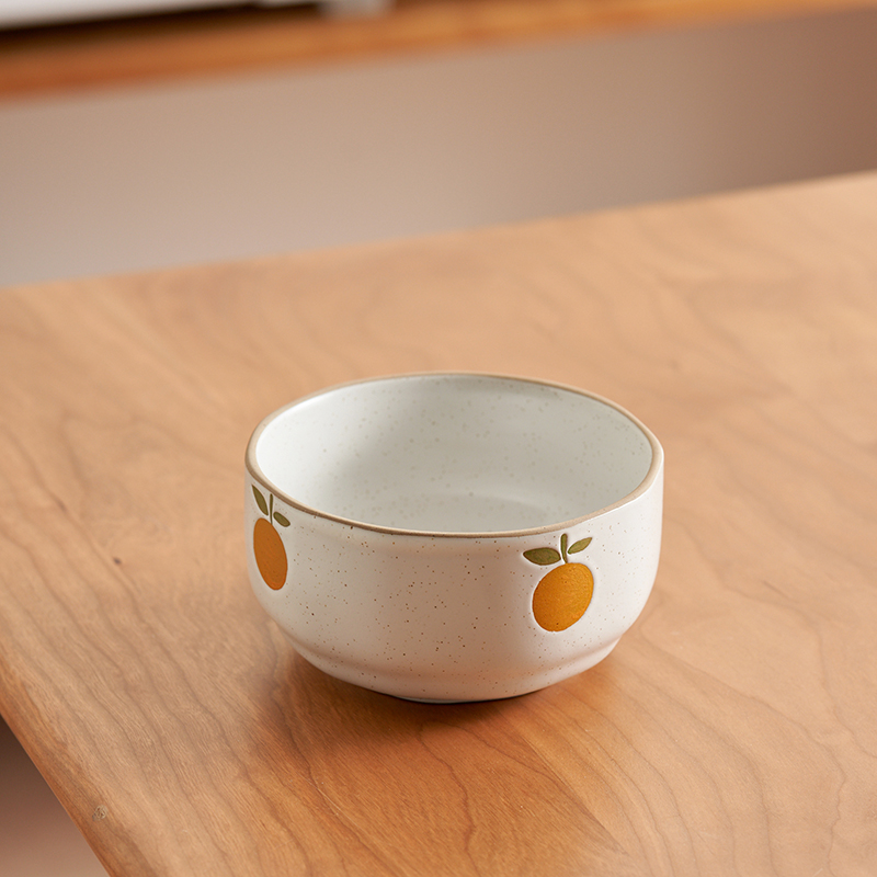 肆月陶瓷大吉大利米饭小碗