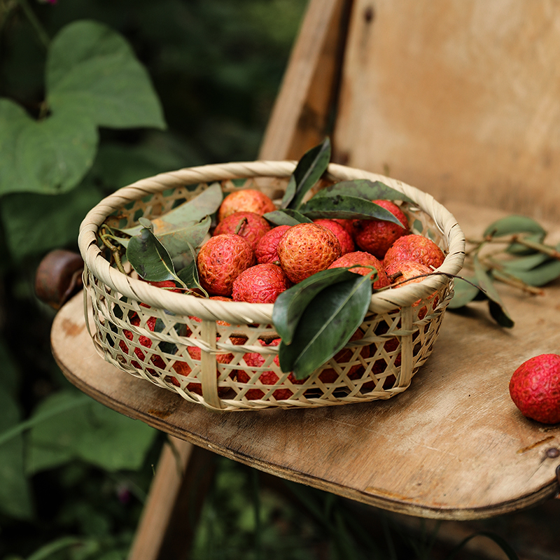 肆月藤编厨房客厅水果篮子