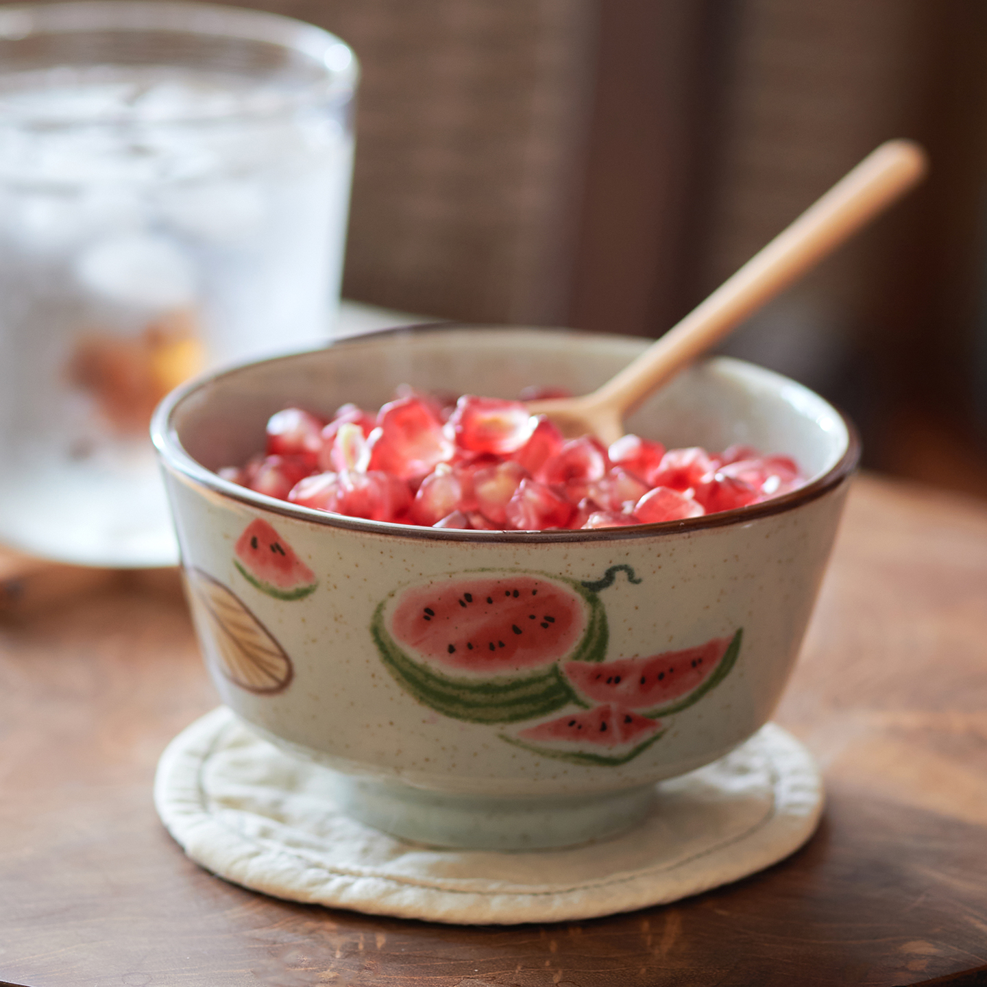 肆月中式米饭碗陶瓷家用吃饭小碗