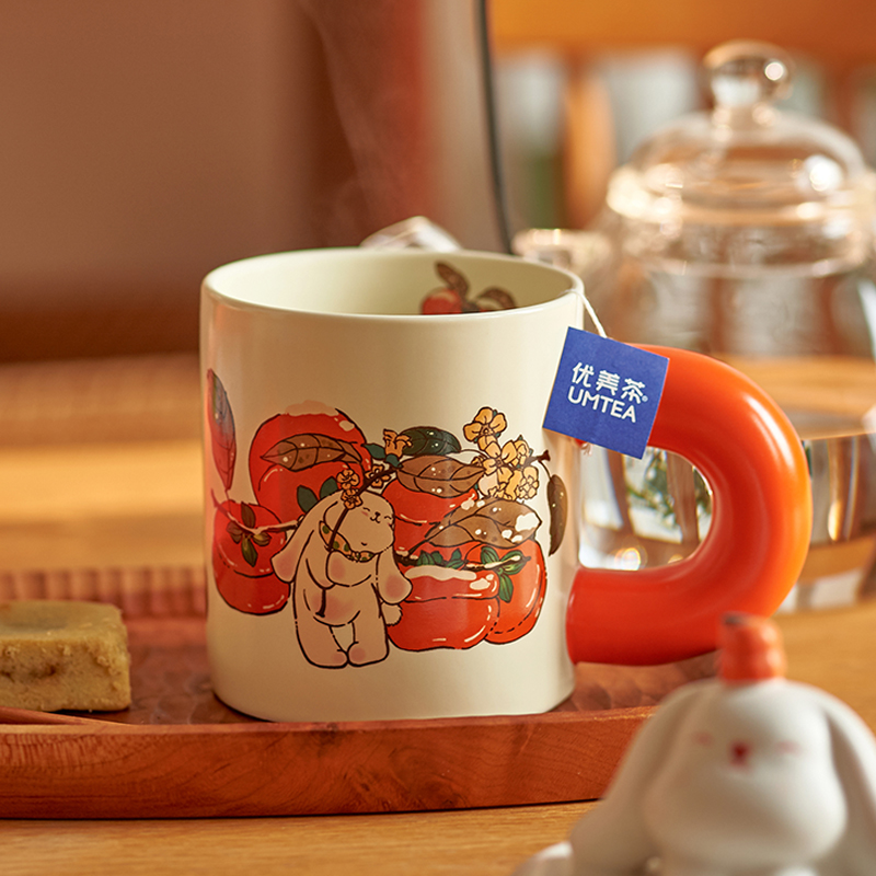 肆月贝贝兔礼盒马克杯陶瓷