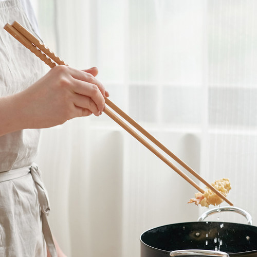 肆月油炸家用高颜值耐高温长筷子