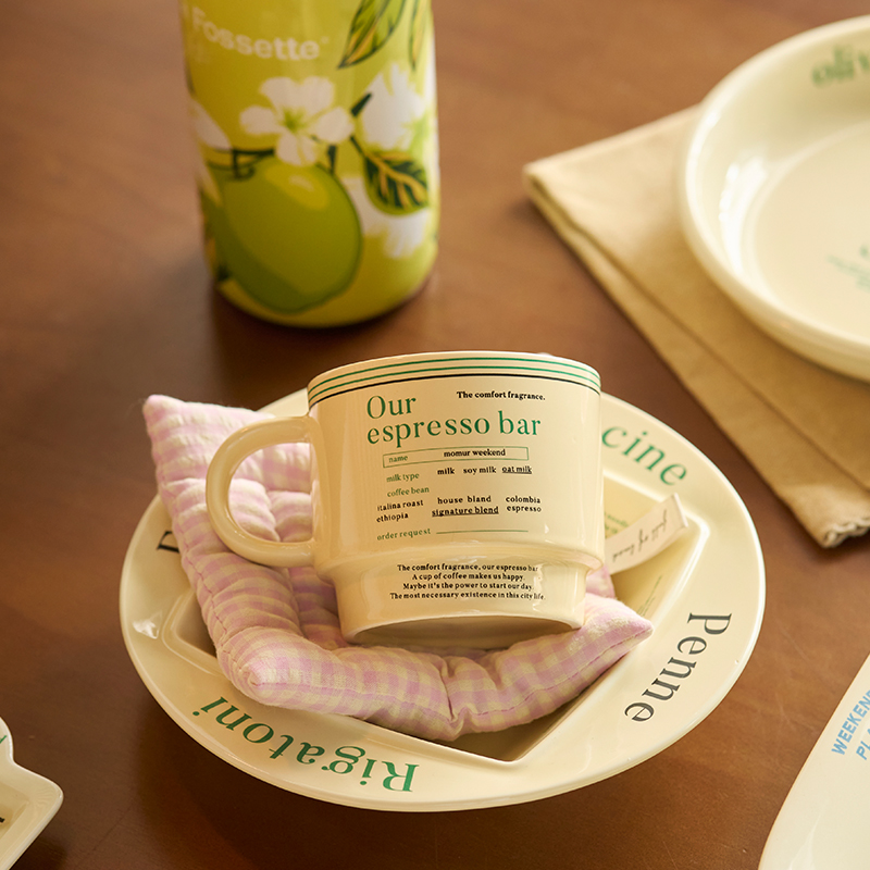 肆月2025新款陶瓷马克杯防烫精致