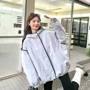 新款 撞色休闲连帽羽绒服178-506-p235-k358图片
