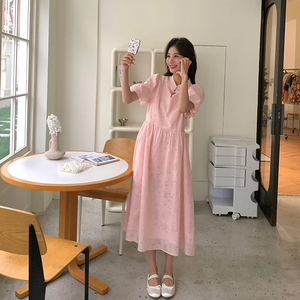 新款 粉色减龄风连衣裙178-208-p125-k178,女装孕妇装,浙宝178