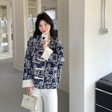 通勤短外套四季通用女新中式透气春秋上衣复古工装风春秋气质长袖，女装西装，浙宝178