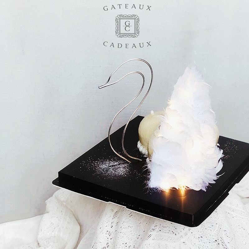 嘎豆喀豆 法式甜品甜点天鹅蛋糕北京同城配送情侣生日蛋糕定制