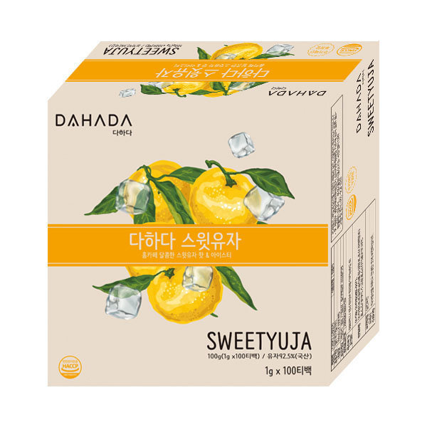 DAHADA甜蜜柚子茶1g*100包图片