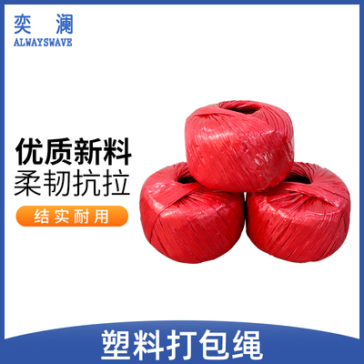 奕澜塑料绳打包绳手工编织包装绳尼绒草裙绳捆绑带搬家彩色捆扎绳