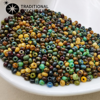 进口捷克米珠2mm毕加索手工串珠