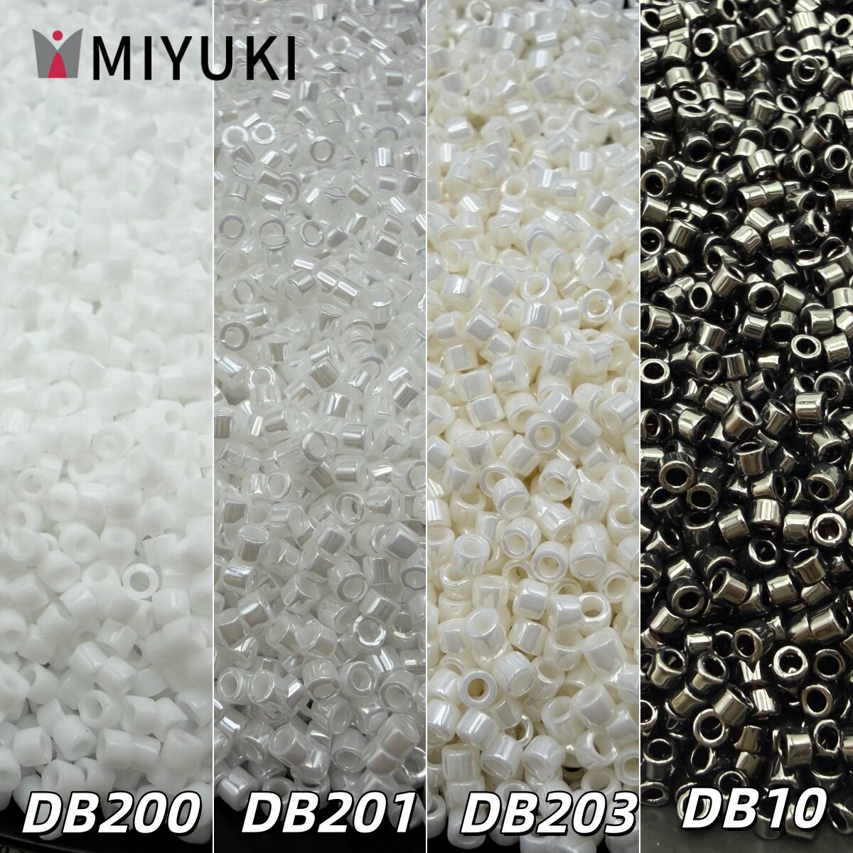 日本MIYUKI御幸古董珠DB10/200/201/203米珠1.6mm串珠DIY手工材料