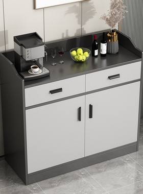 餐边柜灰色60长80 90 100 120宽36高80cm1米客厅厨房储物碗茶水柜