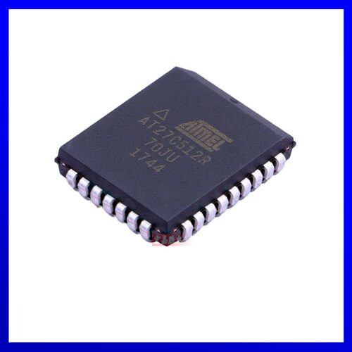 AT27C512R-70JU-T 非易失性存储器芯片 封装PLCC-32 全新原装正品