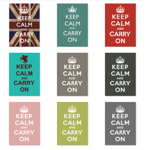 keepcalmandcarryon海报装饰