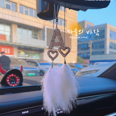 镶钻字母挂件网红款情侣名字缩写