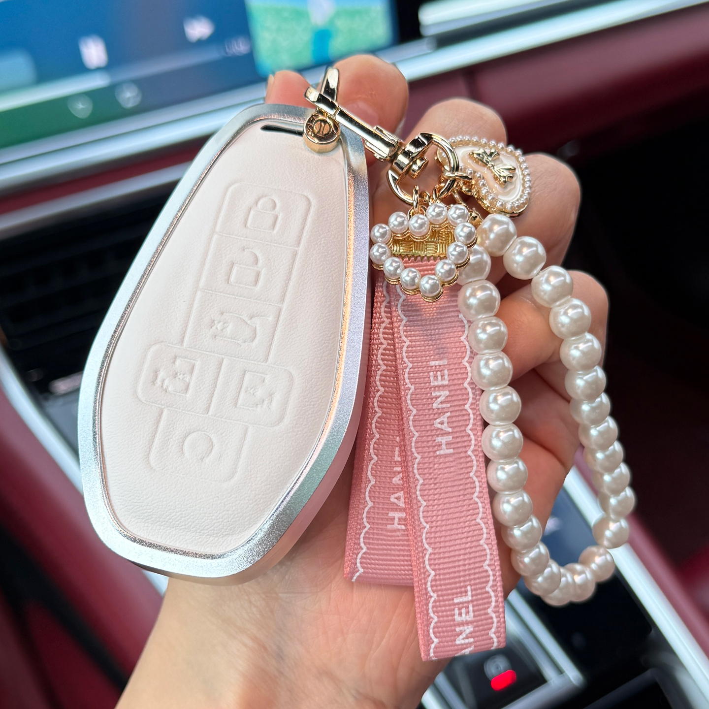 腾势Z9GTN9专用钥匙套真皮女款