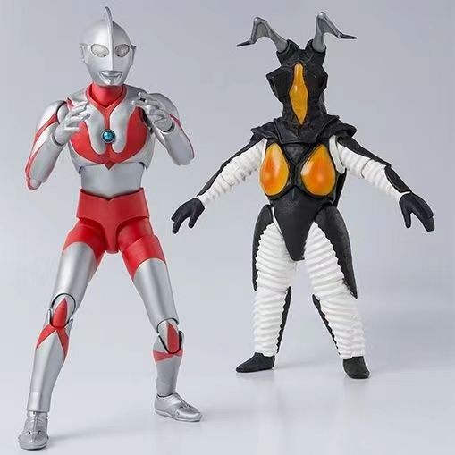 雷欧厂ko版SHF 芝顿 杰顿 zetton 怪兽 初代奥特曼 可动模型模玩