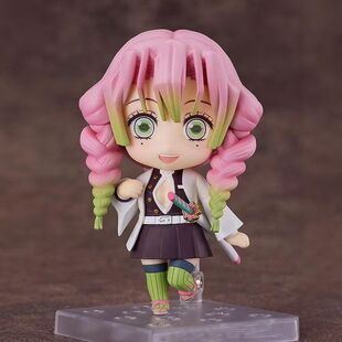 鬼灭之刃国产周边2217甘露寺蜜璃Q版关节可动粘土人替换脸手办GK