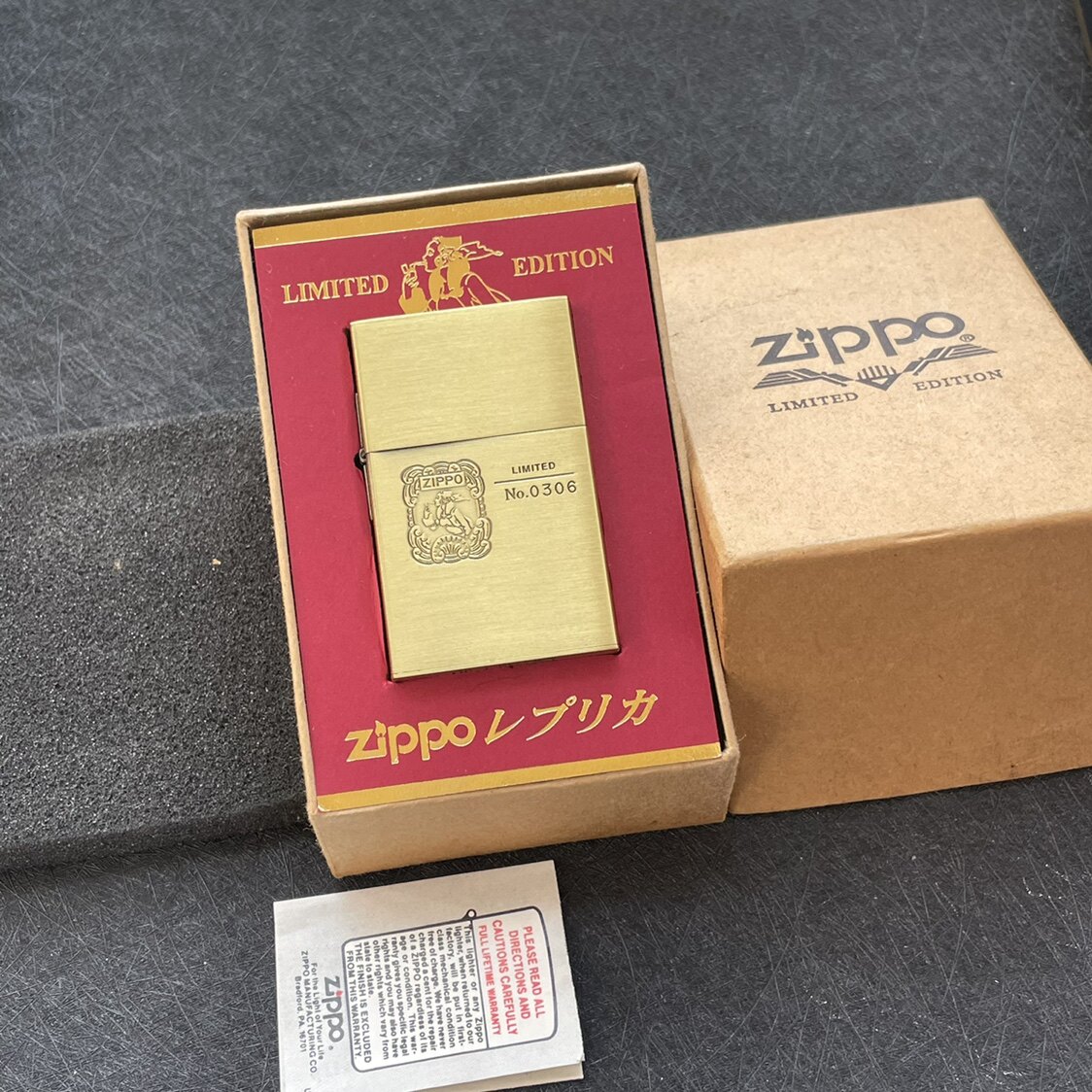 Zippo原装正品 1998年33复刻 熏铜蚀刻 风中女郎 限量