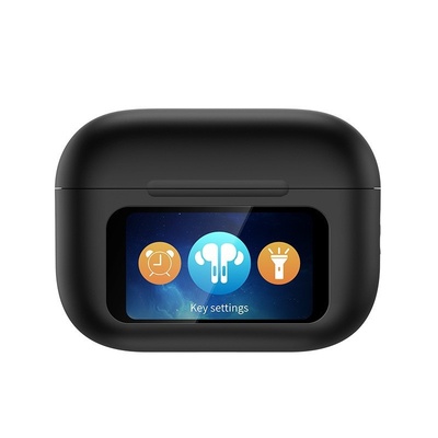 【跨境爆款】ENC带滑动屏幕入耳式智能耳机耳塞华强高品质蓝牙5.4