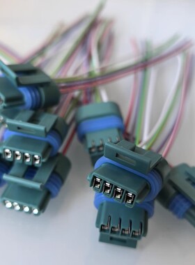 适用于德尔福型汽车怠速马达插头12162833进气压力传感器4孔插头