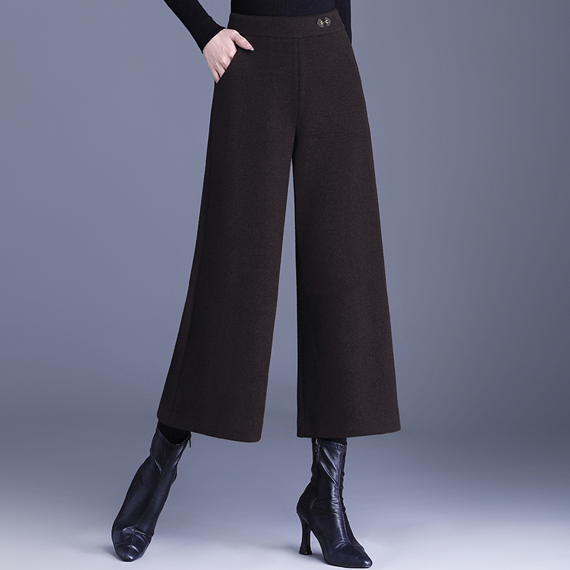 今年流行爆款直筒阔腿裤小个子显高女裤子秋冬休闲百搭时尚九分裤