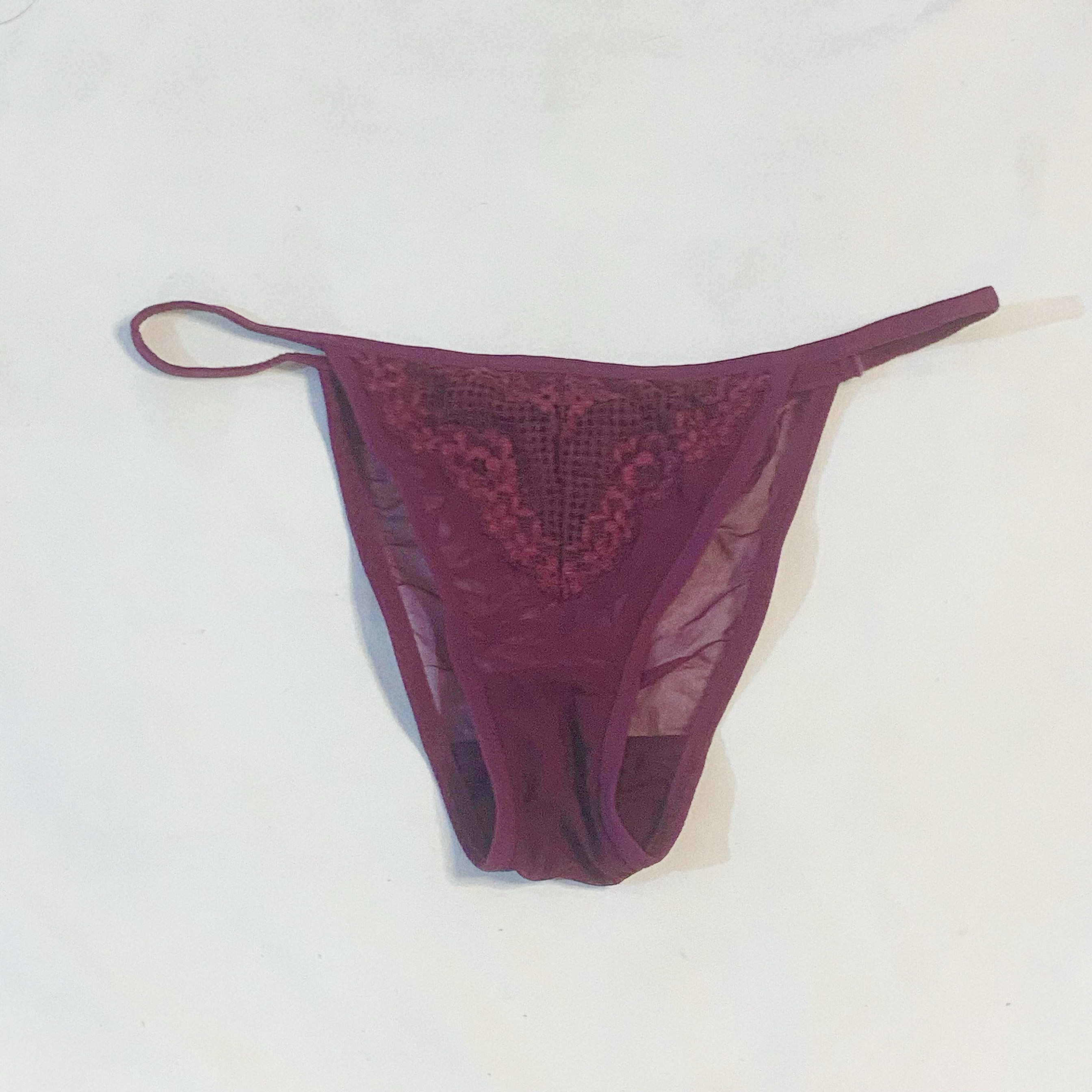 低腰蕾丝镂空丁字裤三角裤透明舒适女士内裤性感外贸薄t裤