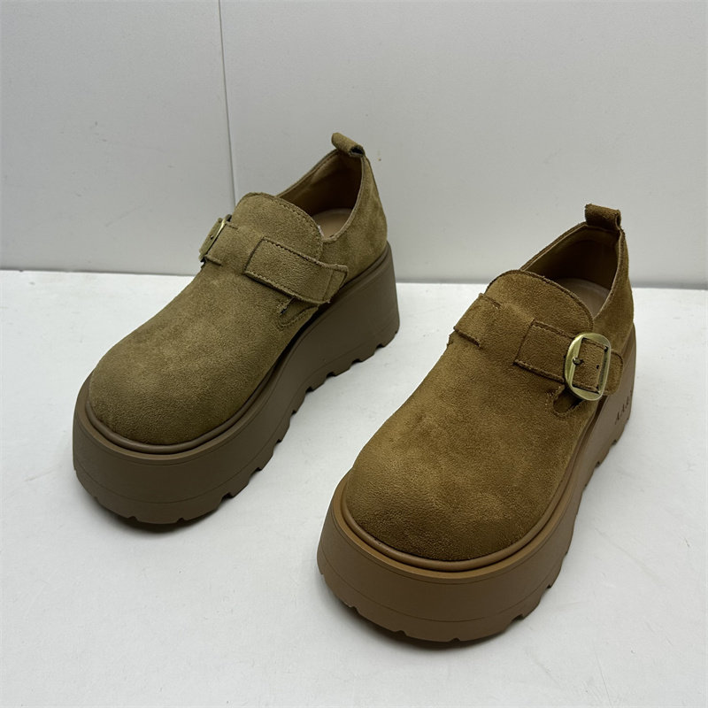 2026春季新款英伦风厚底勃肯鞋女圆头皮带扣松糕增高百搭女单鞋,女鞋,勃肯鞋/软木鞋,淘宝优惠券,粉丝福利购,淘宝优惠卷