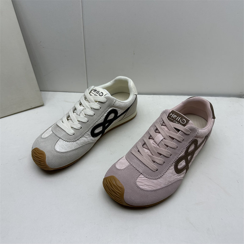 2026春季新款复古拼色德训鞋女平底系带运动休闲鞋百搭女板鞋,女鞋,时尚休闲鞋,淘宝优惠券,粉丝福利购,淘宝优惠卷