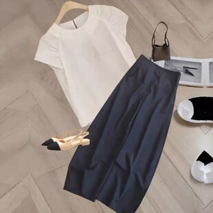 洋气独特别致上衣夏天韩系穿搭小个子女装多巴胺气质搭配一整套