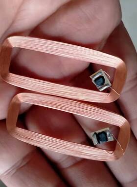 JTRFID 48*20MM TK4100/EM4100芯片125KHZ低频ID芯片焊接线圈